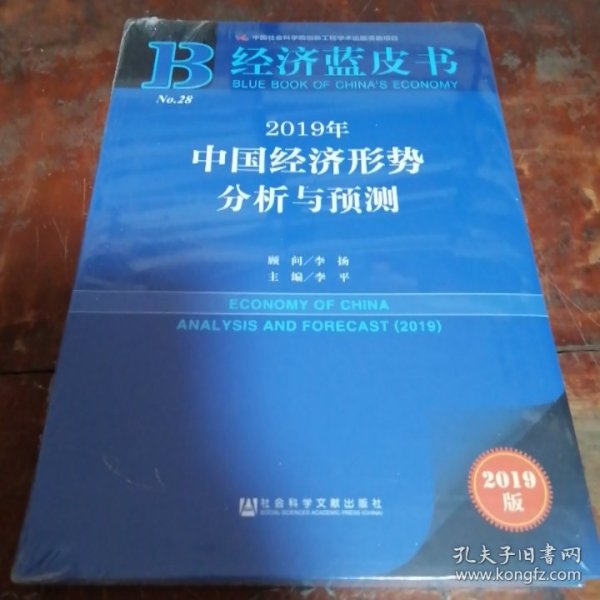 经济蓝皮书：2019年中国经济形势分析与预测