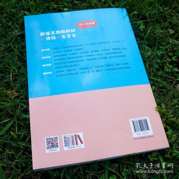 初中文言诗文考试篇目详解 6-9年级 作者 9787576006254
