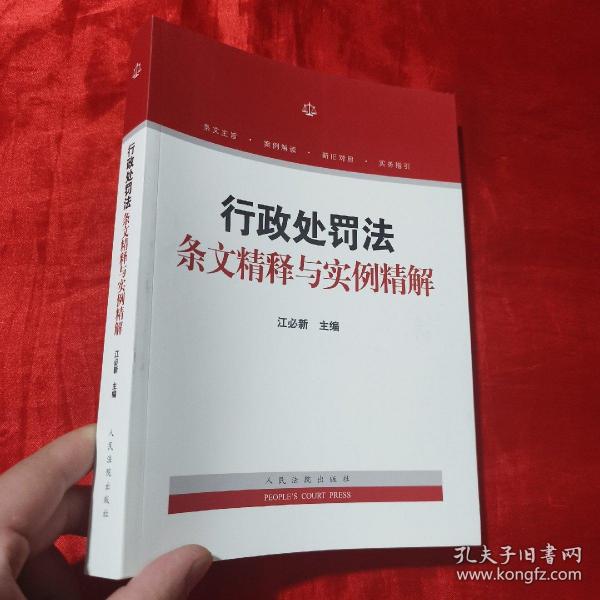 行政处罚法条文精释与实例精解【16开】