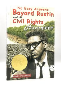 《美国黑人民权运动领袖 贝雅·拉斯丁传》 No Easy Answers : Bayard Rustin And The Civil Rights Movement by Calvin Craig Miller（美国黑人研究）英文原版书