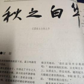 名人传记杂志多本，每本20元，分别有：秋之白华，瞿秋白与杨之华，贫困中的马克思，白杨，荣德生，纳芙拉蒂洛娃，戈林，张爱萍，鲁冠球，陈独秀，聂卫平，巴顿将军，哈柏，音乐之声，特勒普家庭合唱团，吴玉芳，齐白石，冯玉祥，厉国香，倪献，朱凤。成龙，王振华，李烛尘，卢志英，王明，刘桂五，古柏，曾碧漪，俞平伯，张笑天，王连仲，陈可之，祁凤鸣