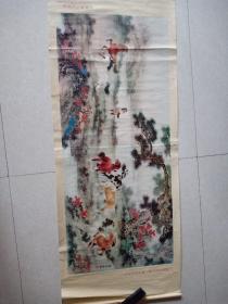 年画，1985年，天津市人民政府，八骏图，马秋年画