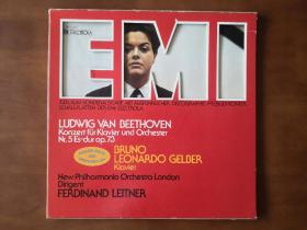 贝多芬：第五“皇帝”钢琴协奏 黑胶LP唱片 包邮