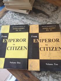 FROM EMPEROR TO CITIZEN  1.2  两本合售