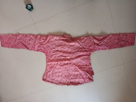 手工缝制老搭襟花袄 老褂子 图六肩下有磨残 图七衣襟下有几处磨残 衣领磨损,图九背面一处破损收藏摆件道具不保合身