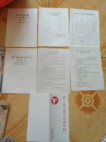 第一届中国平原鸽子节(开幕词、开幕讲话、作息时间表、开幕式议程、主要活动日程表、来宾须知等7份合售)