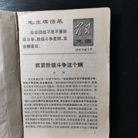 学习文选1976年第2号，第3号，第4号，第6号，第8号，第10号，第12号，第13号，第14号，第15号，第16号，第17号，第18号，第22号，第23号，第28号，第29号，第30号，第31号，等19册合集。