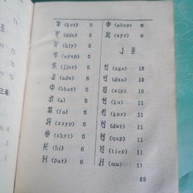 彝文检字本——61号（珍藏版）