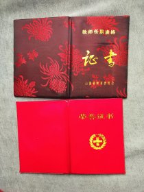 袁佩英（山西医科大学教授、山医二院消化内科主任医师）证书2个