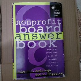 nonprofit board answer book