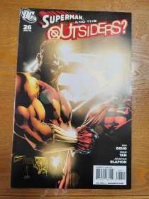 2010年英文DC原版漫画 Superman and the Outsiders #26 局外人 超人 16开