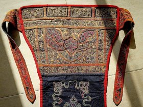 清末民国手绣老背带