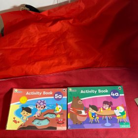 叽里呱啦activity book  4a、4b、 5a、5b   4册合售