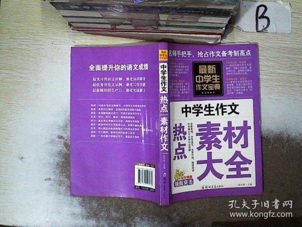 中学生作文宝典（全4册） 素材作文  中考满分作文  分类作文大全