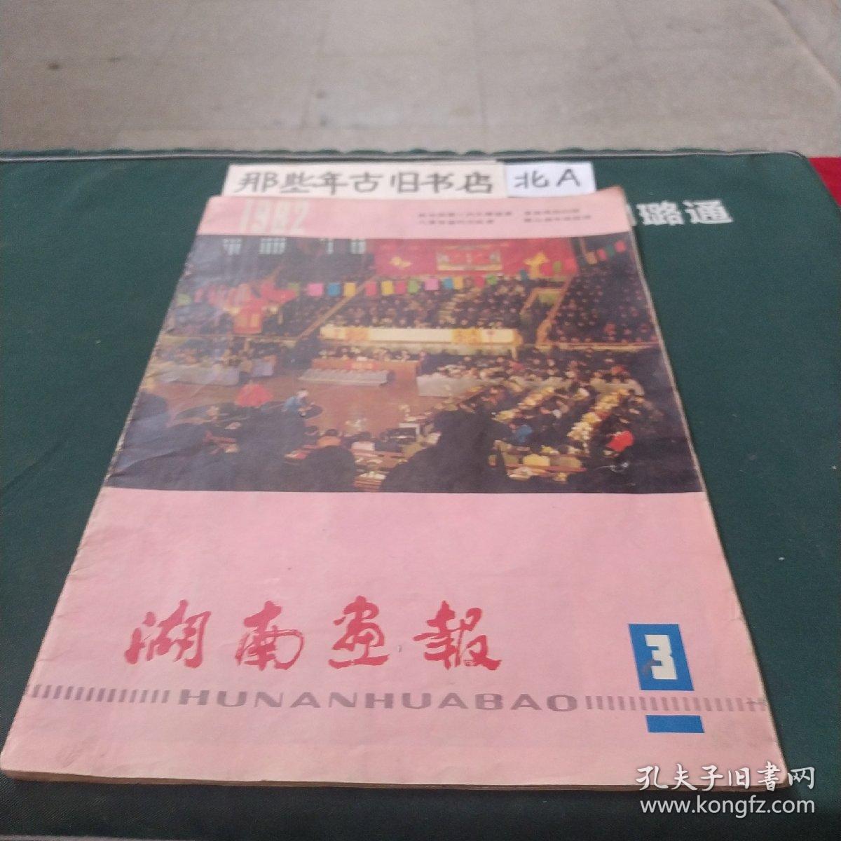 湖南画报1982年第三期（书内有部分页于书体脱落）