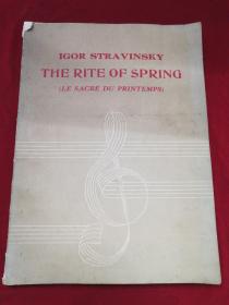 IGOR STRAVINSKY THE RITE OF SPRING