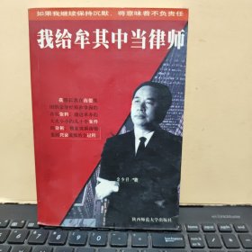 我给牟其中当律师（私人藏书，内页干净无笔记，详细参照书影）