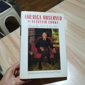 AMERICAN OBSERVED BY ALISTAIRCOOKE From the 1940 英文原版 详细见图 精装  （货号:A3）