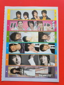 飞轮海 SHE 吴尊 朱智勋 李准基 蔡依林 书签 彩页一张 X06