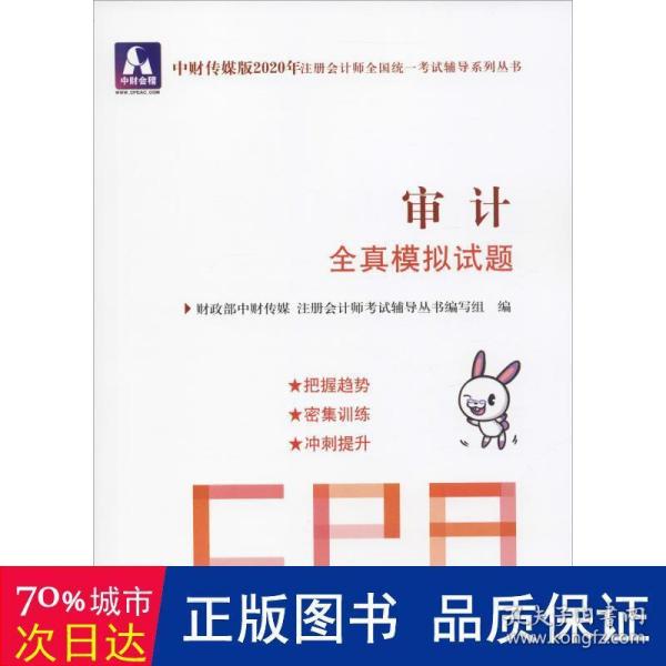 注册会计师2020配套辅导 2020年注册会计师全国统一考试辅导系列 全真模拟试题 审计全真模拟试题