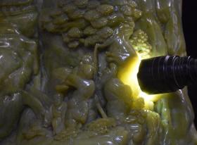 碧玉人物摆件FV