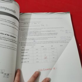 Cambridge IGCSE Chemistry Workbook 内有 4-5页笔记【无光盘】
