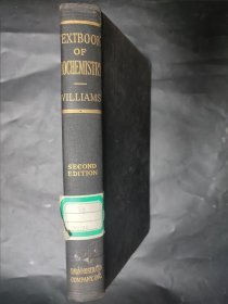 A TEXTBOOK OF BIOCHEMISTRY 民国外文原版 生物化学 精装本 1945年 馆藏书 second edition 第二版 英语原版书