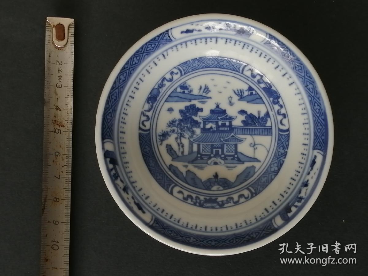 青花小盘一对（景德镇人民瓷厂567瓷）