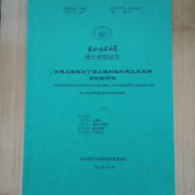 硕士学位论文  有意义客体自下而上偏向性的建立及其神经机制研究