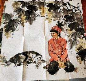 中国著名画家吴奇峰，新疆画家院长。