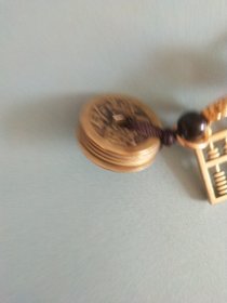 经典铜钱铜算盘钥匙扣挂件