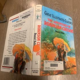 精装英文原版The Adventures of Robinson Crusoe (Great Illustrated Classics) 简写插图本精装 鲁滨逊漂流记