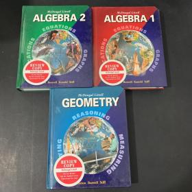 algebra1-2，geometry（代数，几何学）全三册