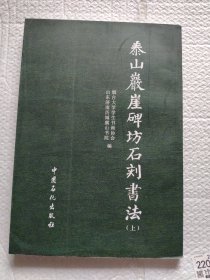 泰山严崖碑坊石刻书法（上）（著名学者书法家韩冬冰题签本）