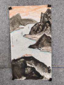朱威先生山水45，纯手绘