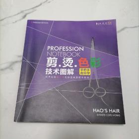 可议价 剪烫色彩技术图解（手把手教你学；优秀连锁第一本实操性美发技术教程；中国美发技术图书系列）