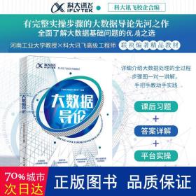 大数据导论 科大讯飞校企合编教程 全面解读大数据基础 新手入门必备