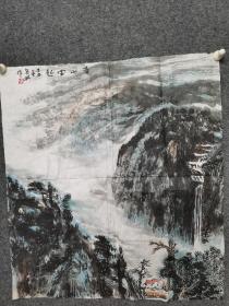 著名山水画家，张复兴，山水画作品