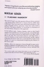 英文原版 纳博科夫 《尼古拉·果戈里》 Nikolai Gogol有图示标注