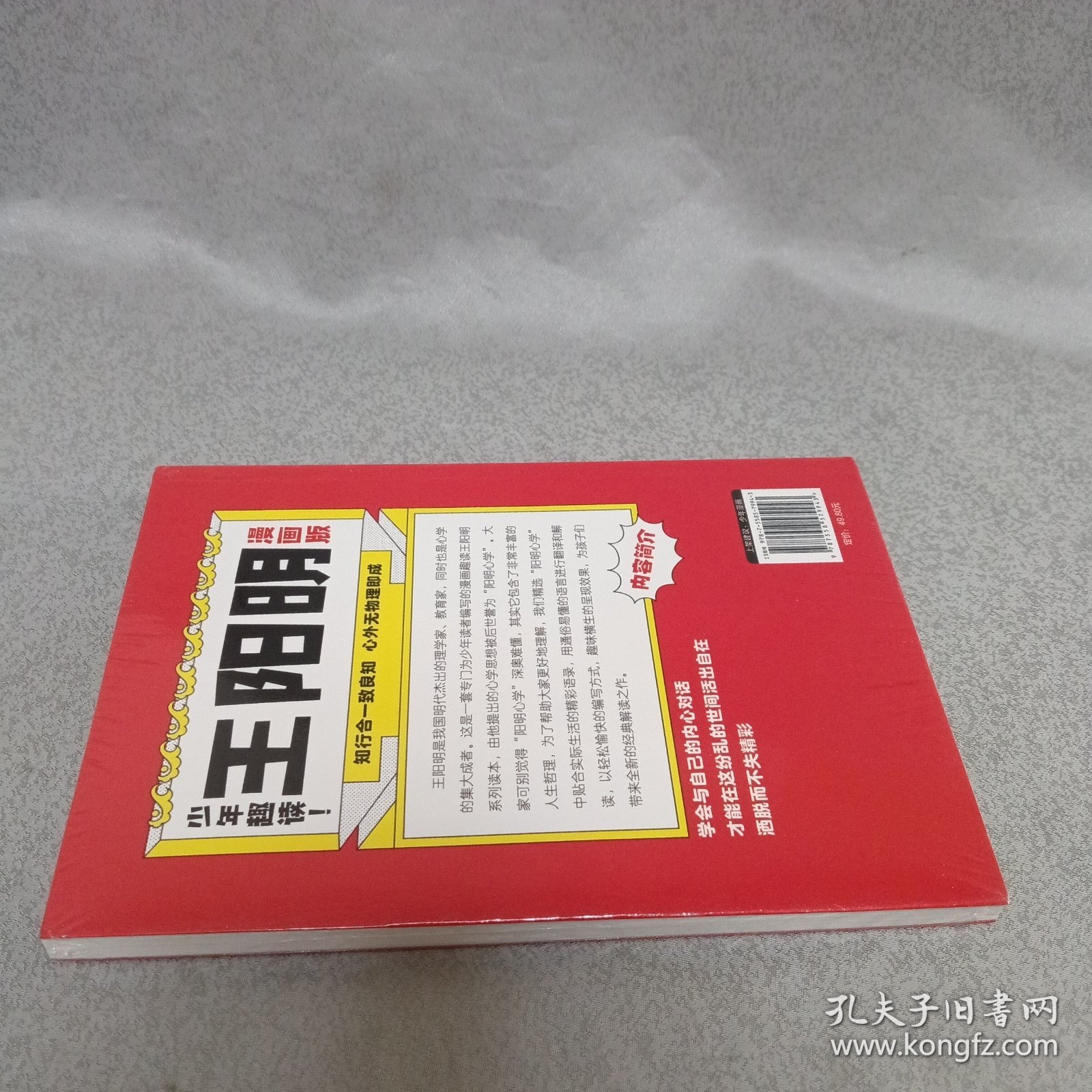 正版图书 少年趣读：王阳明（漫画版） 9787558579943 北方妇女儿