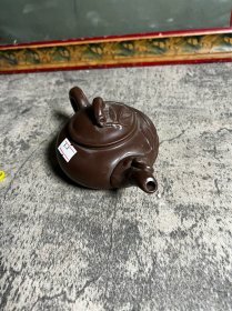 注浆竹段紫砂壶一把