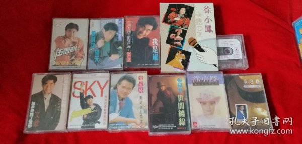 磁带：伍思凯爱要怎么说。文章无非是为了爱你。张镐哲 世间缠绵。文章 单身汉 望天。徐小凤 卡拉OK1盒。徐小凤 金碧辉煌精选歌曲。文章我是风。伍思凯特别的爱给特别的你。童安格 畅销金曲精选。童安格 最佳创作曲 。10盘