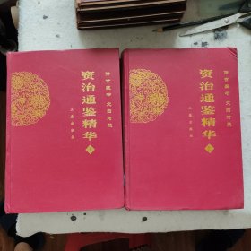 资治通鉴精华，全上下册。精装本。