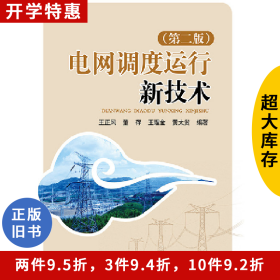 電網(wǎng)調(diào)度運(yùn)行新技術(shù)-(第二版)王正風(fēng)中國(guó)電力出版社