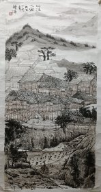 广西艺术学院教授，钟涛山水画作品