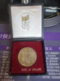 1965年 英国商品展 纪念银章（有氧化） 英格兰制造 Pinches London