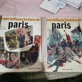 法文原版书 la merveille use histoire de paris（巴黎的精彩历史）