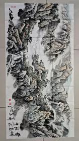 谭红绪国画山水作品