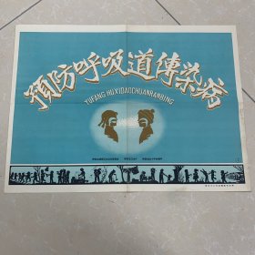 老宣传画 预防呼吸道传染病 全14张 （西安市卫生宣传教育馆）