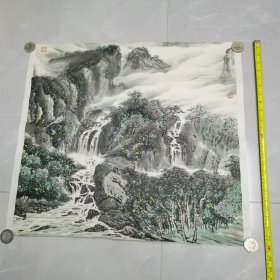 黄宗林山水画托片